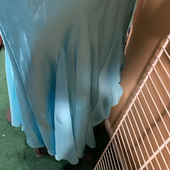 Light blue sparkly prom dress - Picture 4 of 9